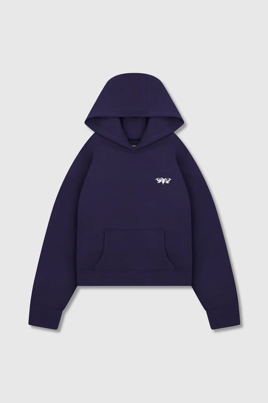 BASIC HOODIE DARK BLUE