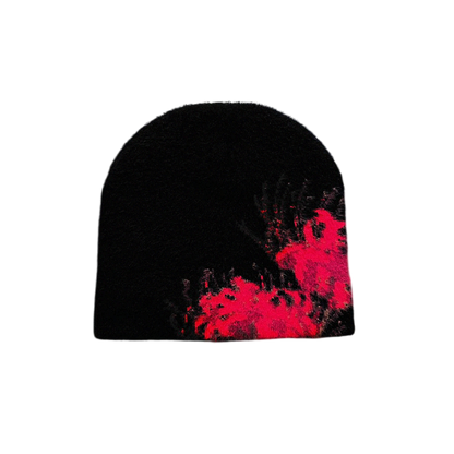 "SPIDER" SATIN-LINED MOHAIR BEANIE
