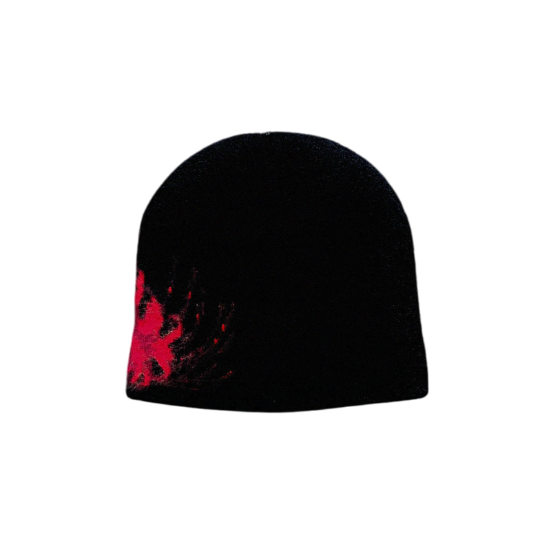 "SPIDER" SATIN-LINED MOHAIR BEANIE